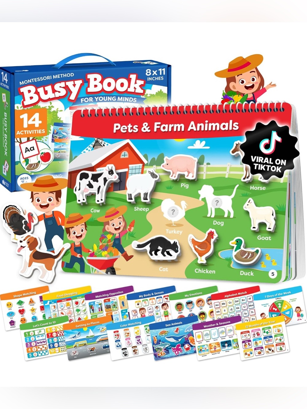 My First Busy Book Montessori Method